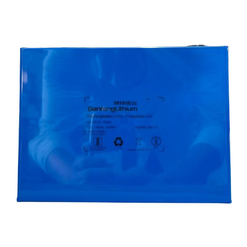 GANFENG 100AH 3.2V PRISMATIC CELL 5K LIFE CYCLE A09 (c62d)