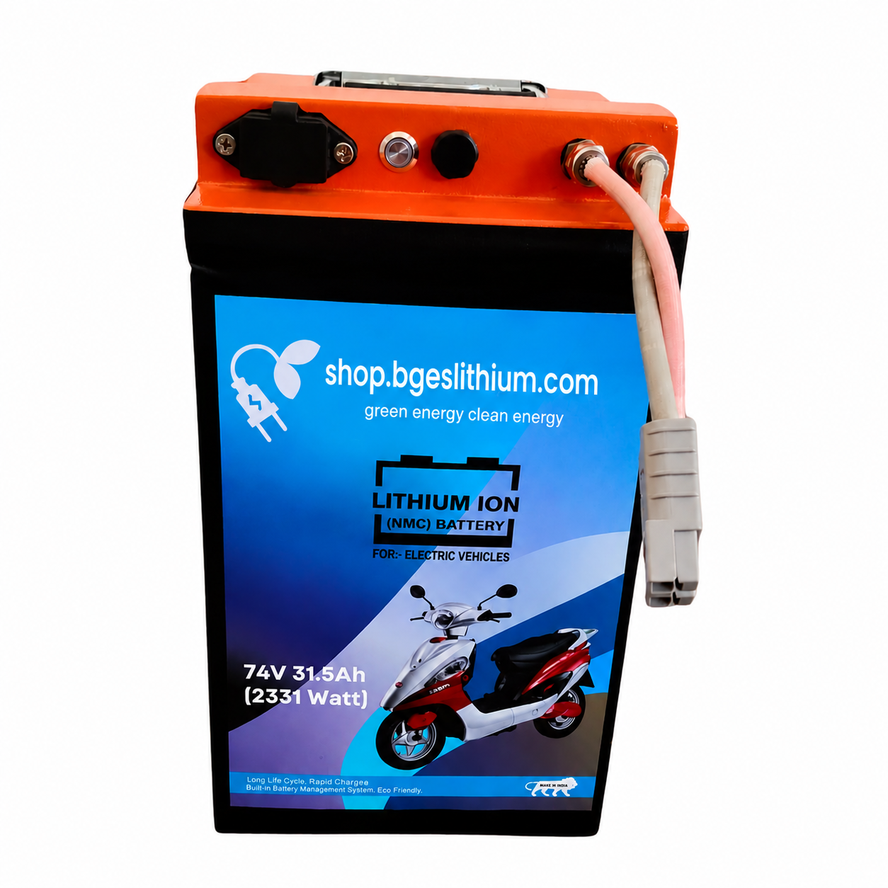 74V 45Ah NMC Series 20S 10P Battery Pack (1146f)